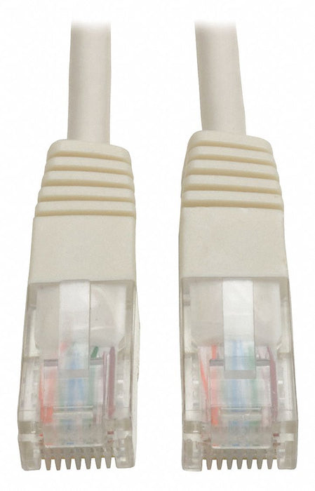 Cat5e Cable Molded RJ45 M/M White 5ft