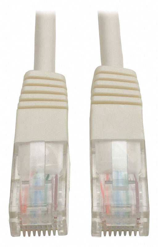 Cat5e Cable Molded RJ45 M/M White 5ft