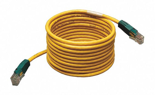 Cat5e Cable Cross-over Yellow 25ft