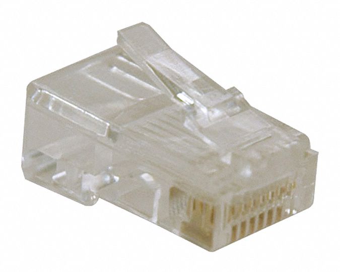 RJ45 Plug Cat5e 4-pair Conductor 10pack