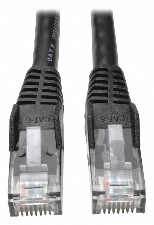 Cat6 Cable Snagless Molded Black 10ft