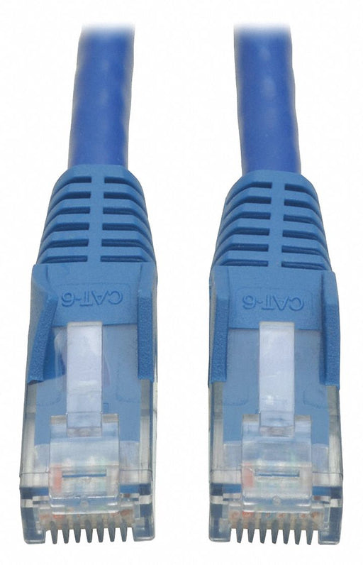 Cat6 Cable Snagless Molded M/M Blue 10ft