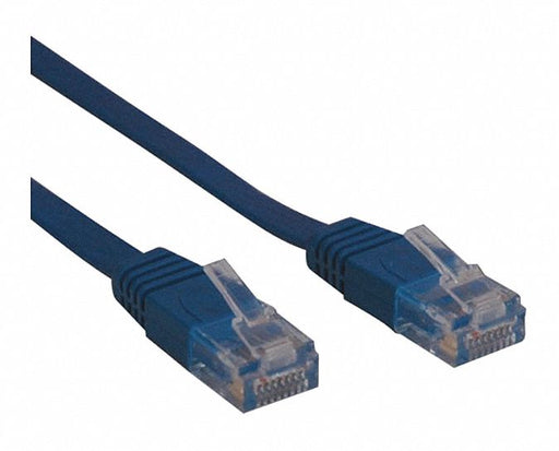 Cat6 Cable Molded Flat Patch Blue 25ft
