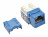 Keystone Jack Cat6/Cat5e 110 Punch Blue