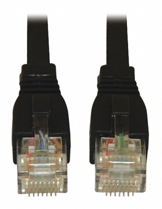 Cat6(a) Cable Snagless 10G Black 7ft
