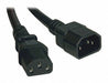 Power Cord C14 to C13 10A 18AWG 10ft