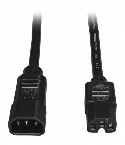 Power Cord HD C14 to C15 15A 14AWG 6ft