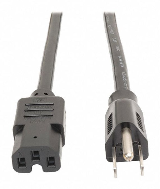Power Cord HD 5-15P to C15 15A 14AWG 4ft