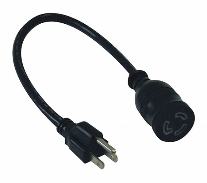 Power Cord HD 5-15P-L5-15R 15A 14AWG 1ft