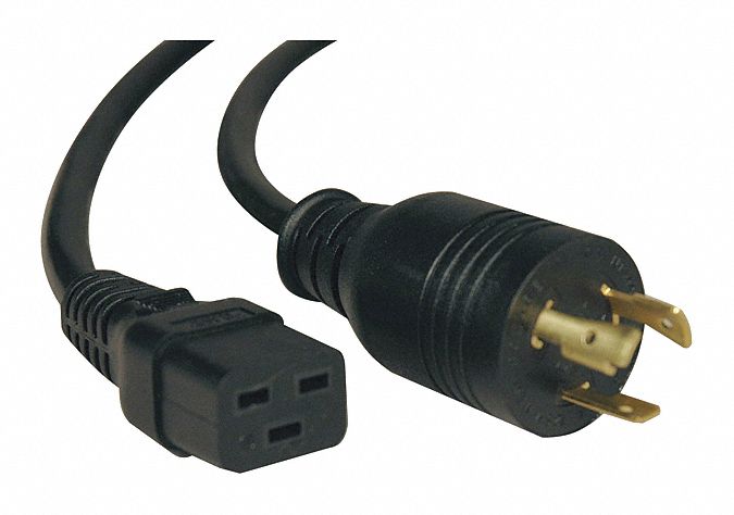 Power Cord HD C19 L5-20P 20A 12AWG 10ft