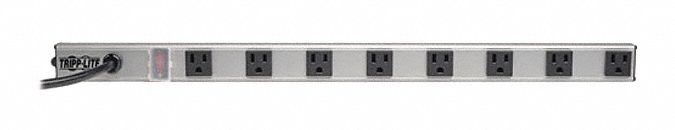 Power Strip 8-Outlet RA 5-15P 24in cord