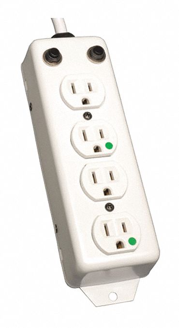 Outlet Strip 4 Outlet 15A 24 L Wht