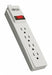 Power Strip 4-Outlet ABS Fire 10ft cord
