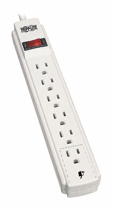 Power Strip 6-Outlet 5-15P 15ft cord