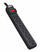 Surge 6 Outlet 6ft cord 360J Black LED