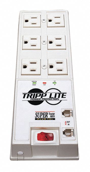 Surge 6 Outlet 6ft cord 3040J Modem