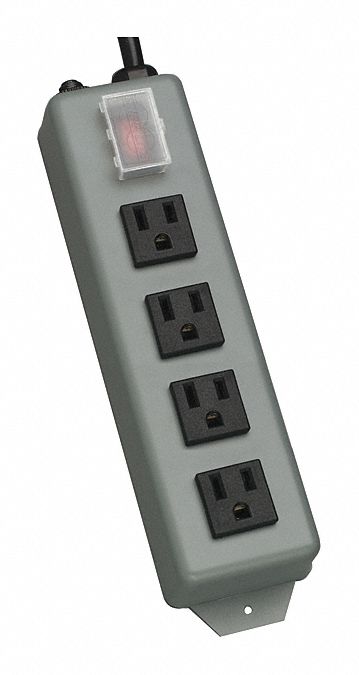 Power Strip 4 out industrial 6ft cord