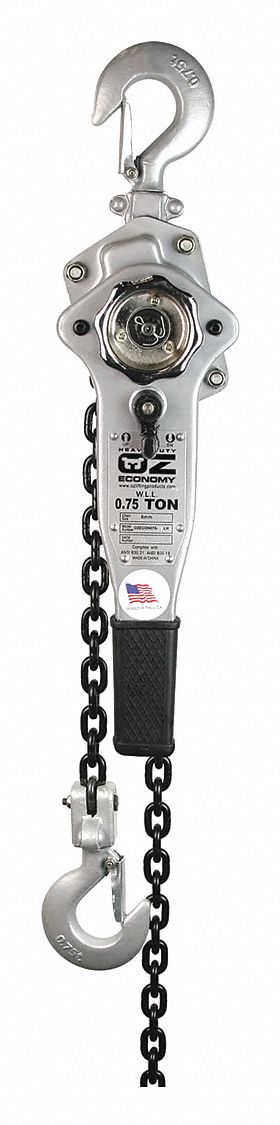 Lever Hoist 1500 lb 10ft. Load Chain