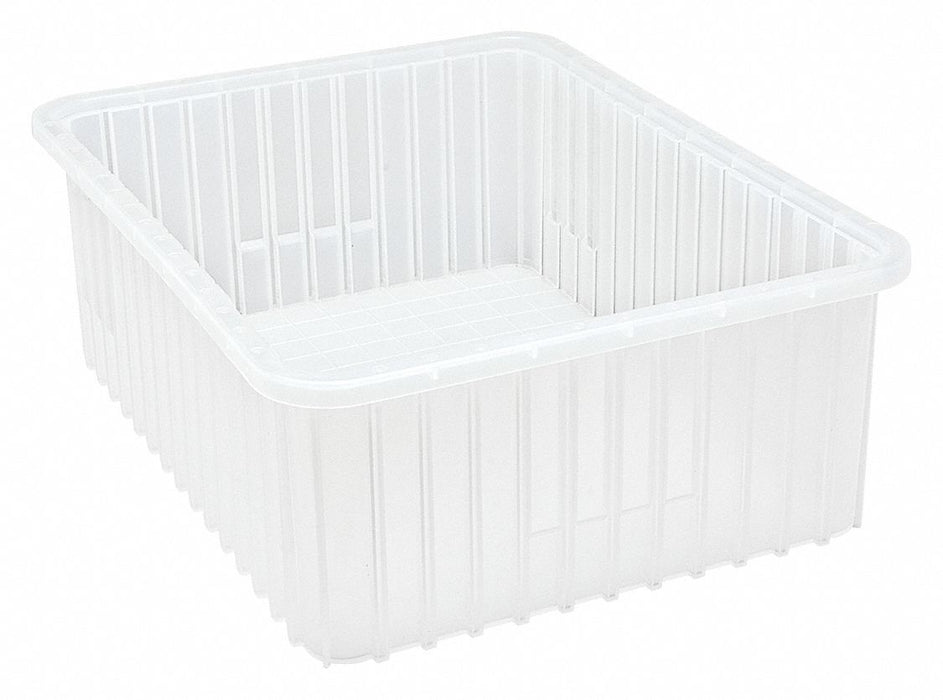 Grid Containers Clear 22-1/2x17-1/2x8
