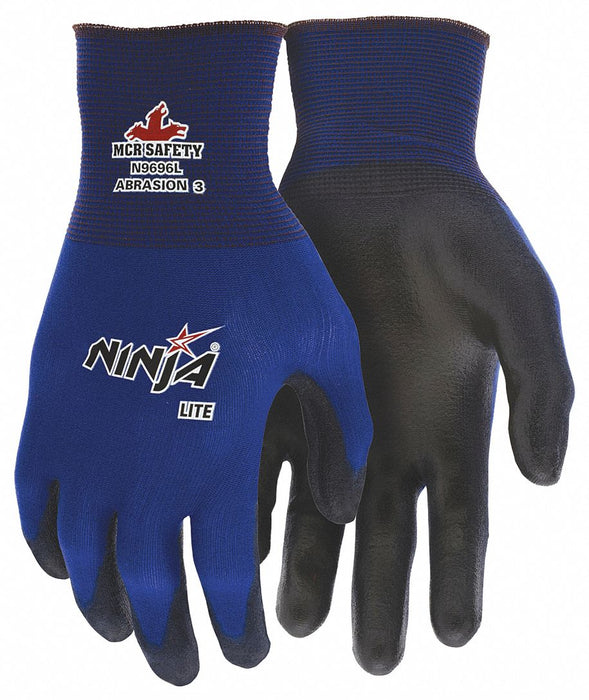 Gloves Work Large Blue/Black PK12