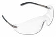 Safety Glasses Chrm Frame Clr Lens PK12