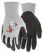 Gloves Coated Knit Medium Black PK12