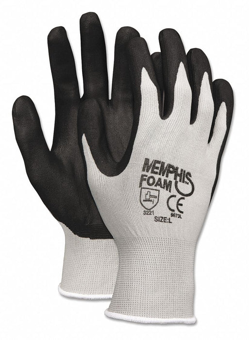 Gloves Seamless Dipped Small Bk PK12