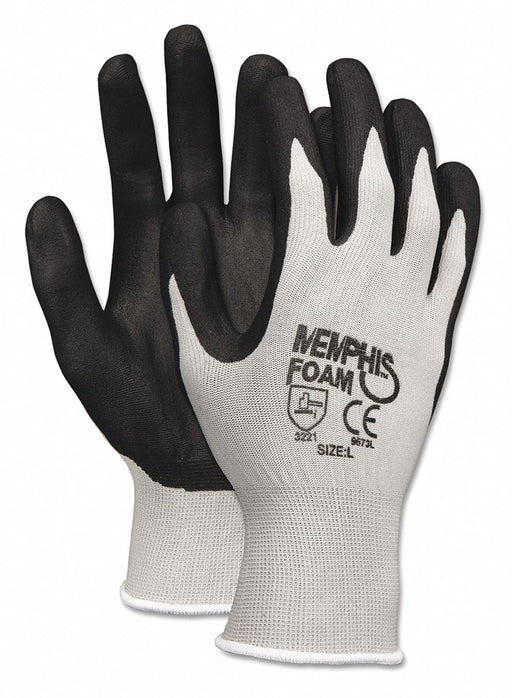 Gloves Seamless Dipped XL Bk PK12