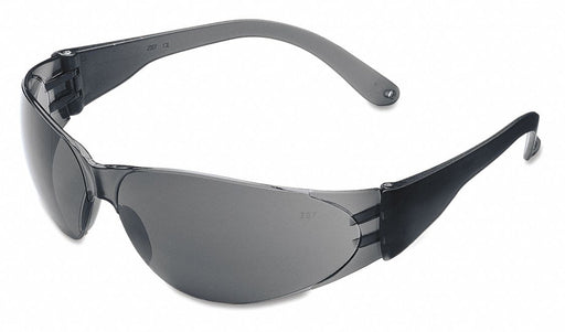 Safety Glasses Black Frame Gray Lens