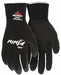 Gloves Pvc Coated Nylon Medium Black PK2