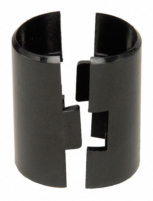 Split Sleeve 1inHx1inW Black Plastic PK4