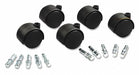 Caster Duet Dlx Sft Black PK5