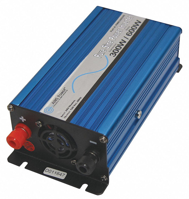 Pure Sine Inverter 300W 24V w/Cables