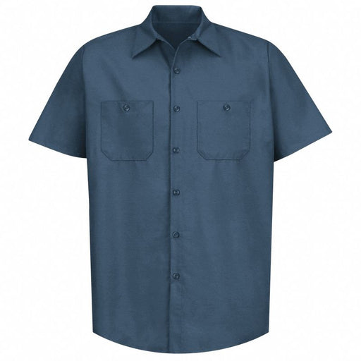 K7993 Mens Ss Dk Blue Workshirt M