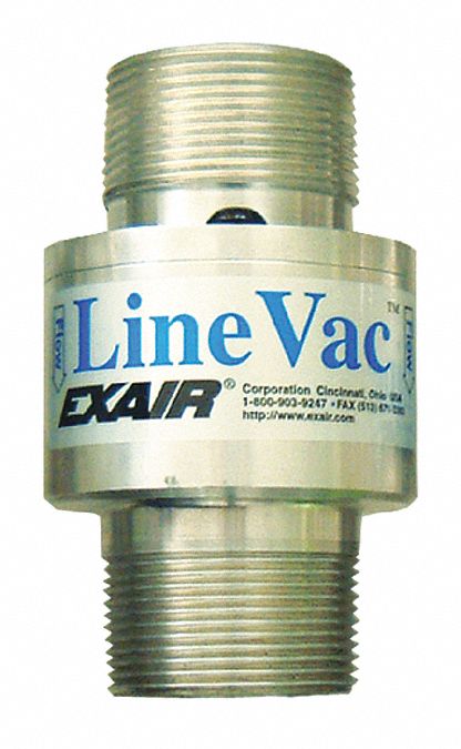 Threaded Line Vac Aluminum 1-1/2 