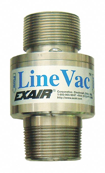 Threaded Line Vac Stainless Steel 1 