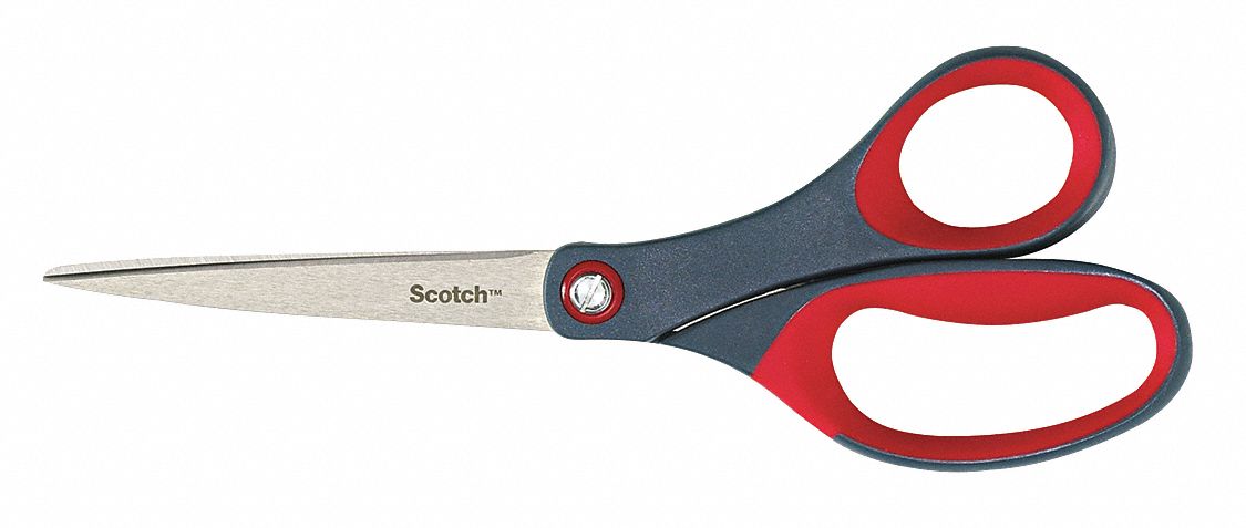 Precision Scissors 8 Red/Gray