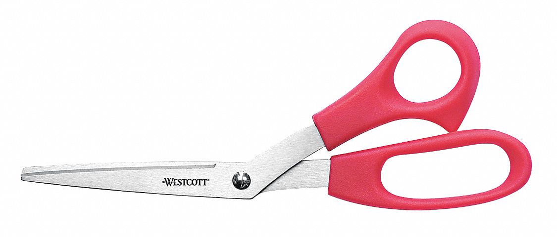 Scissors 8 Bent Red