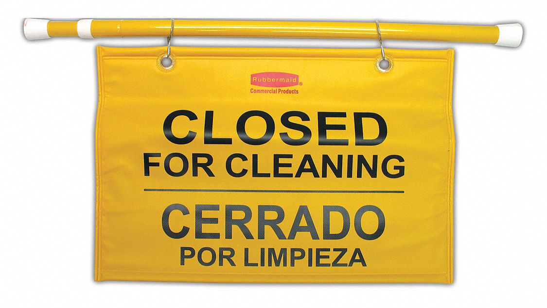 Safety Sign Closed for Cleaning