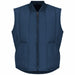Mns Charcoal Quilted Vest Patch Pkt