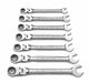 Set Wr Rat Comb Flex Met 7pc