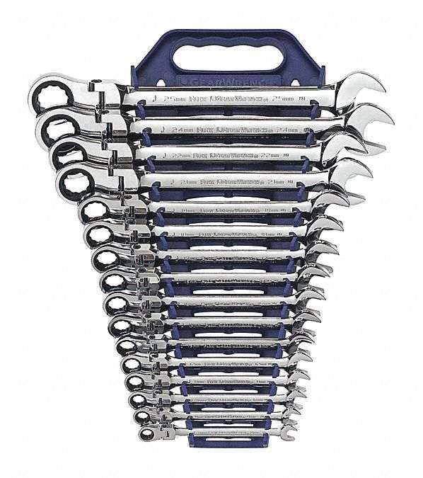 Set Wr Rat Comb Flex Met 16pc