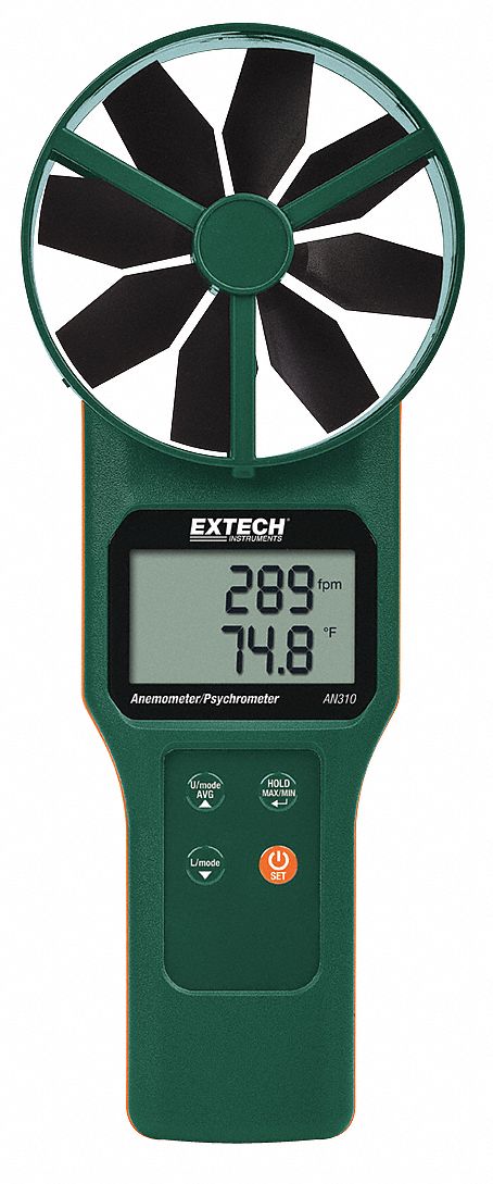 Anemometer 40 to 5 900fpm -4 to 140F