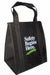 Insulated Tote Bag Black 13 x 15 in
