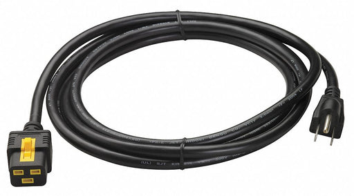 Power Cord 10 ft Black 14 AWG