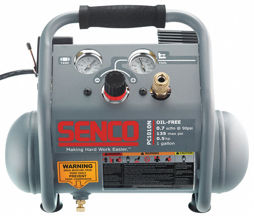 Finish/Trim Air Compressor 1 gal 1/2 HP