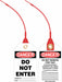Loop n Lock Danger Tag 5 7/8in H PK10