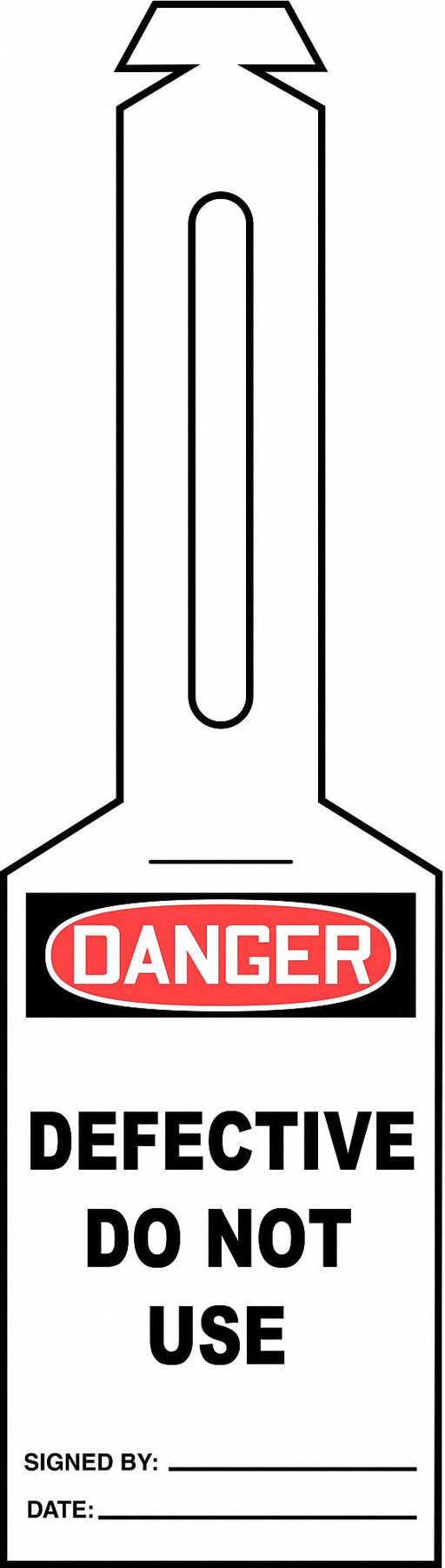 Loop n Strap Danger Tag 5 1/4in H PK25