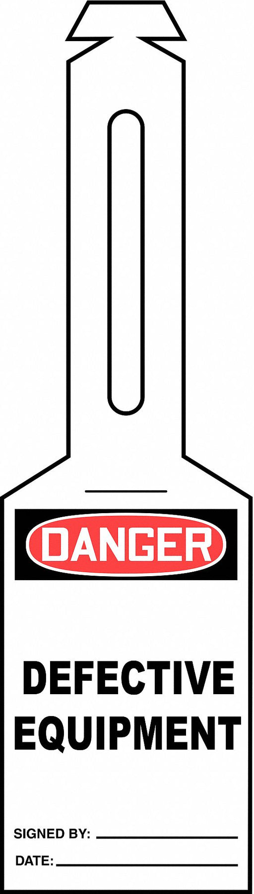 Loop n Strap Danger Tag 5 1/4in H PK25