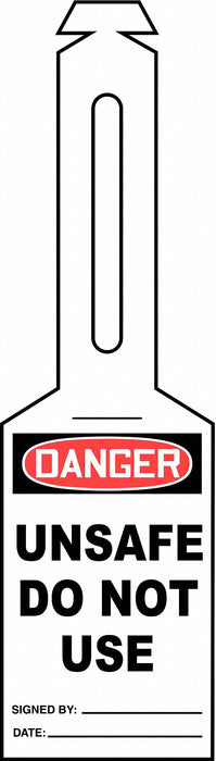 Loop n Strap Danger Tag 5 1/4in H PK25